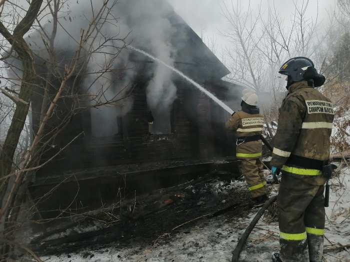 Вчера в селе Новый Буян Красноярского района произошел пожар в нежилом доме