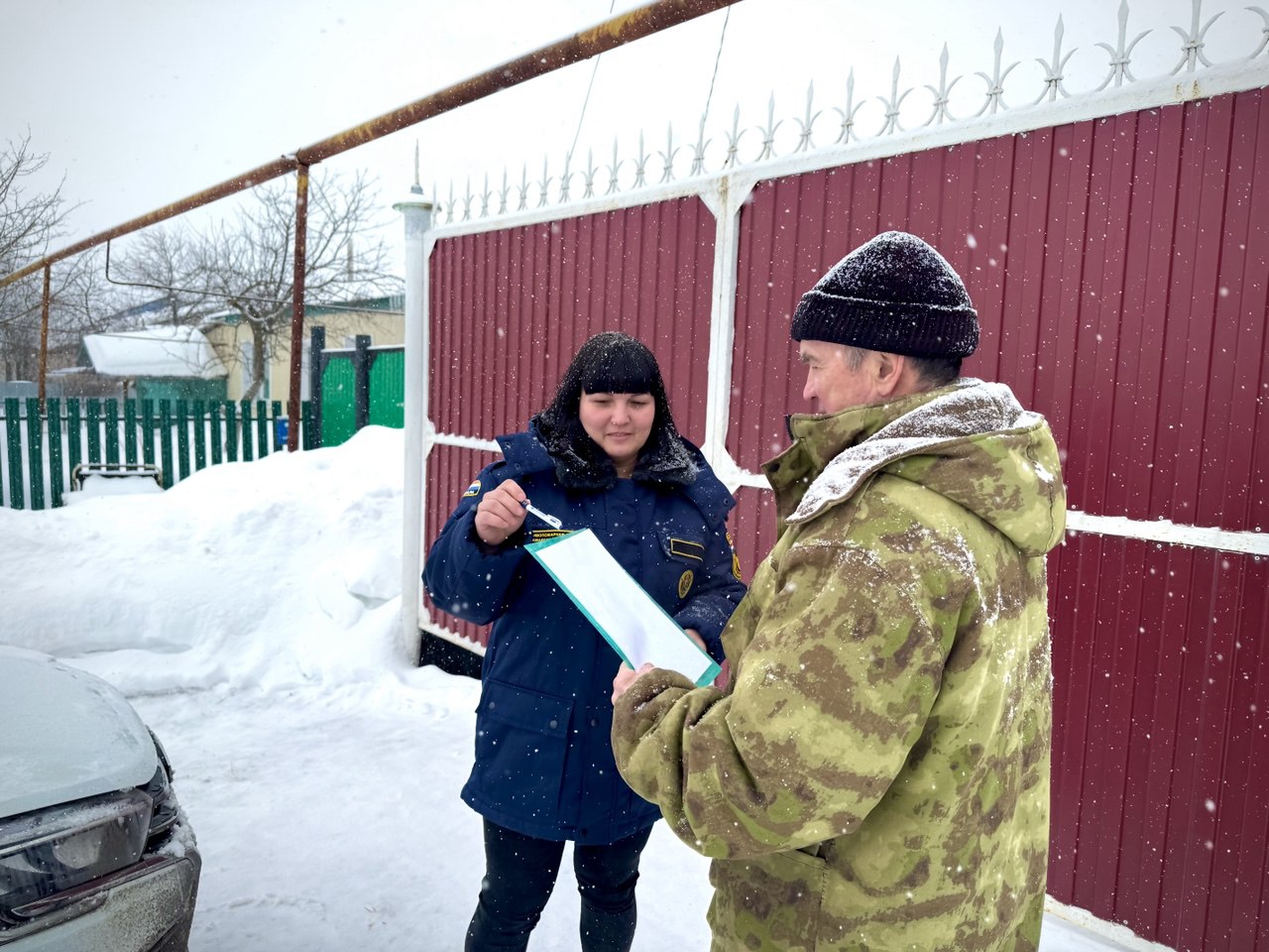 В Камышлинском районе на регулярной основе проводятся тематические инструктажи с населением