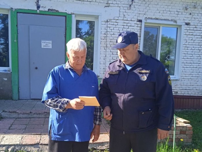 Подворовые обходы – одна из мер профилактики пожаров
