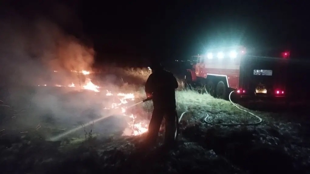Два пожара произошли в Кинель-Черкасском районе