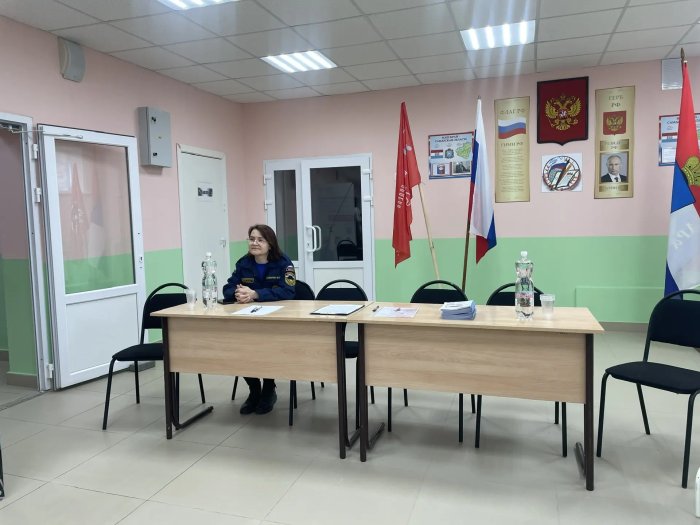  Открытый урок по предмету «Основы безопасности и защиты Родины» прошел в Хворостянском районе