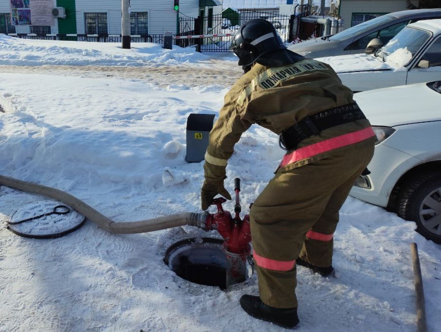 В Камышлинском районе прошло плановое пожарно-тактическое занятие
