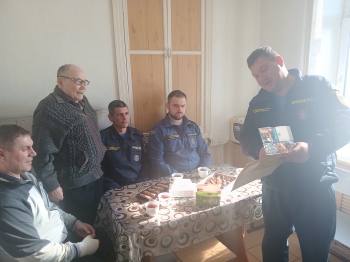 Ветерану пожарной охраны Сергиевского района -75! 