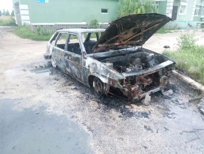 Сегодня рано утром в Ставропольском районе произошло возгорание автомобиля