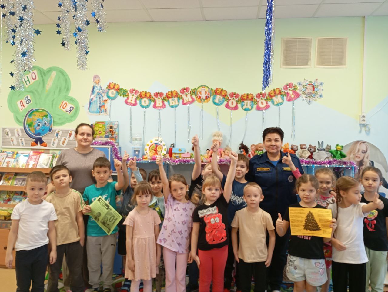 Исаклинским дошкольникам о правилах пожарной безопасности