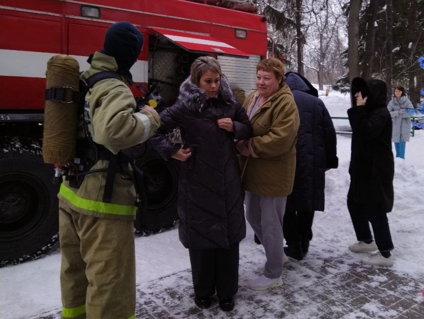 Пожарно-тактическое занятие в Сергиевском районе