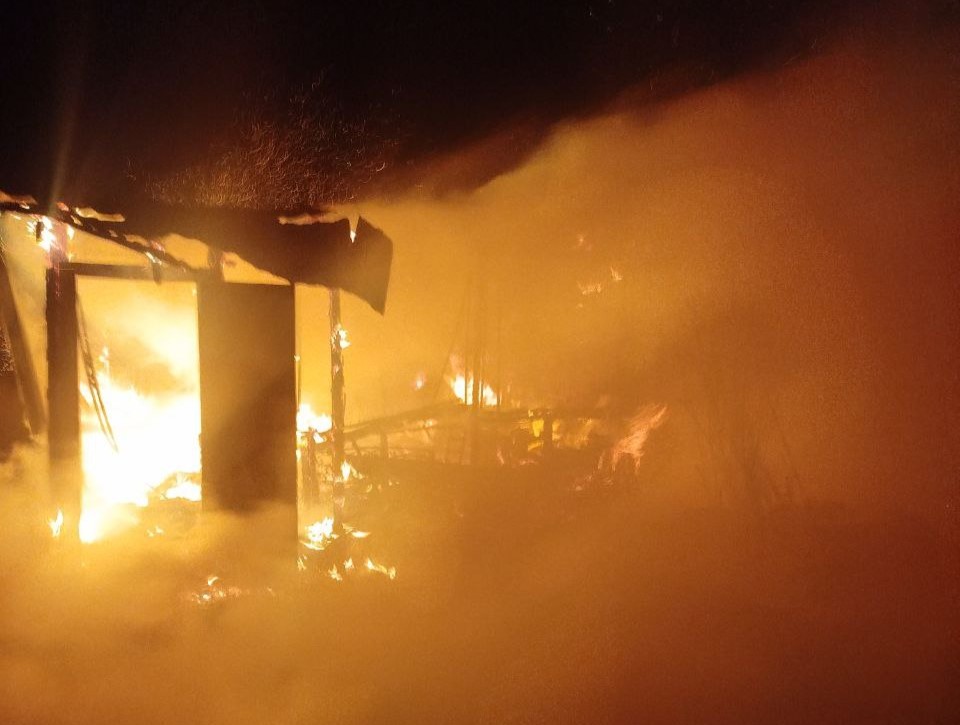 На территории муниципального района Красноярский за сутки произошли два пожара