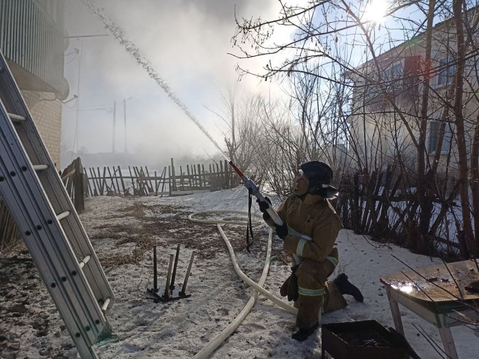 Несколько часов назад в Алексеевском районе произошел пожар   