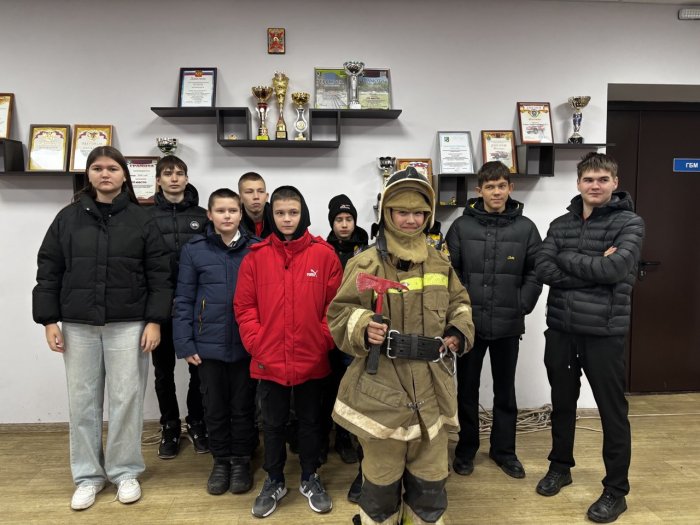 Ещё одна экскурсия в пожарное подразделение прошла в Похвистневском районе