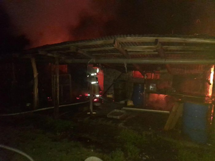 В Алексеевском районе сегодня ночью произошел пожар
