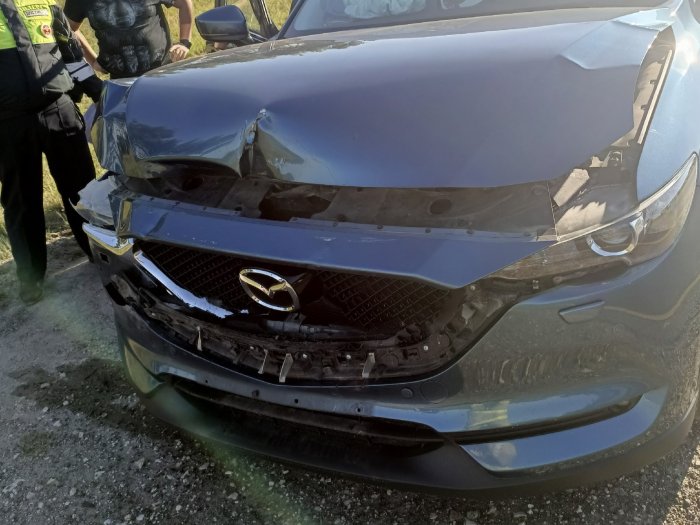 В Исаклинском районе произошло попутное столкновение двух легковых автомобилей