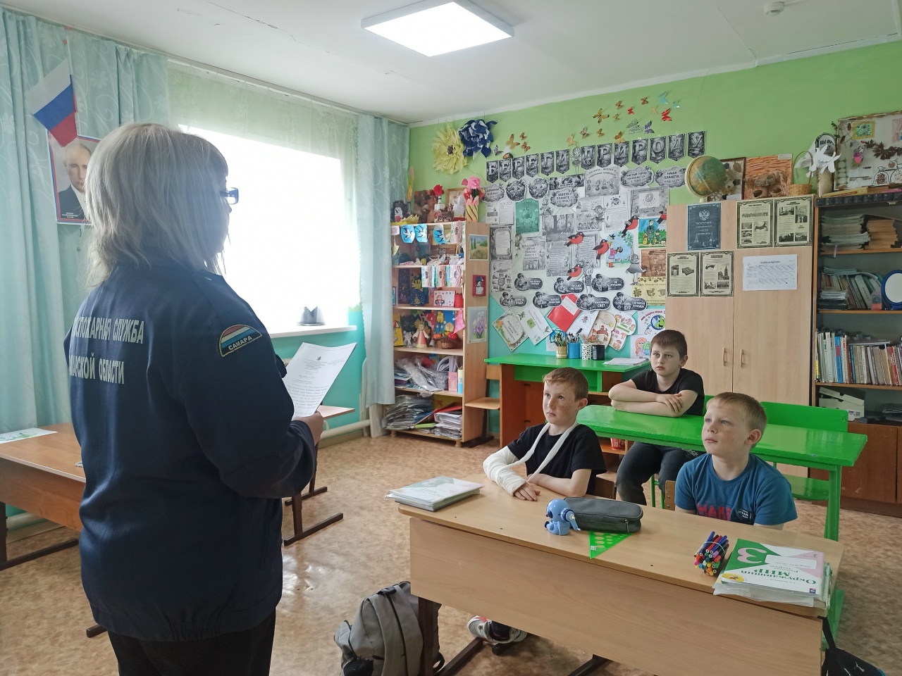 В Кошкинском и Елховском районах также прошли открытые уроки культуры безопасности