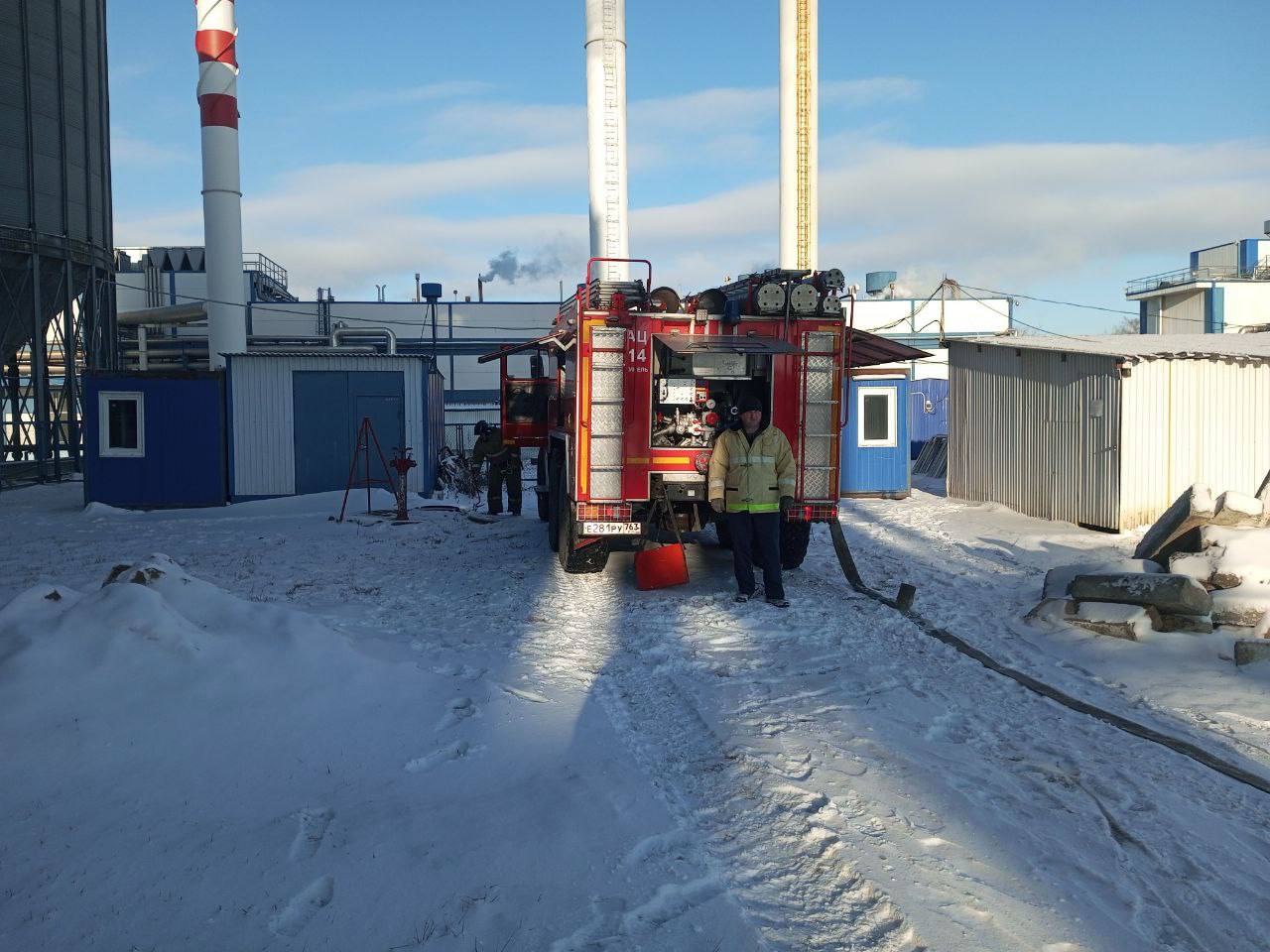 В Кинельском районе прошло пожарно-тактическое учение