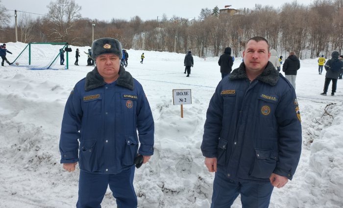 Ветераны противопожарной службы несли дежурство на областном спортивном мероприятии