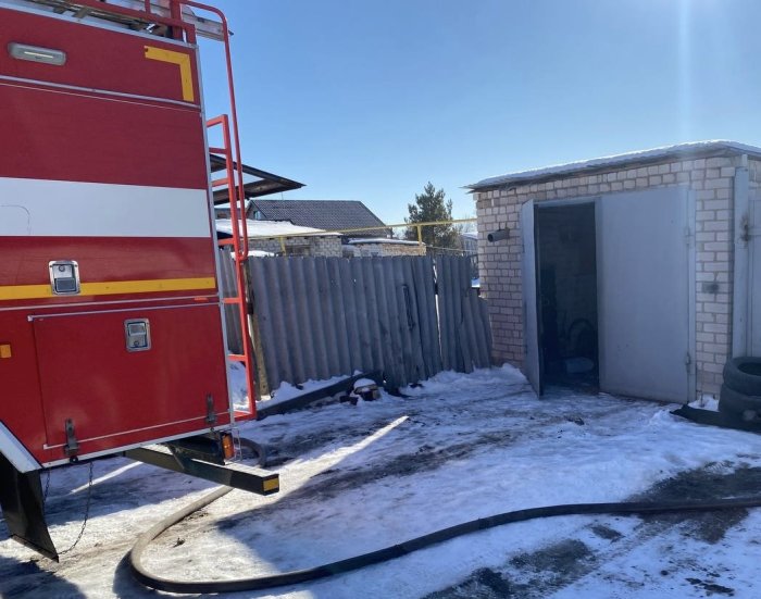 В городском округе Кинель наши огнеборцы оперативно потушили пожар в бане 