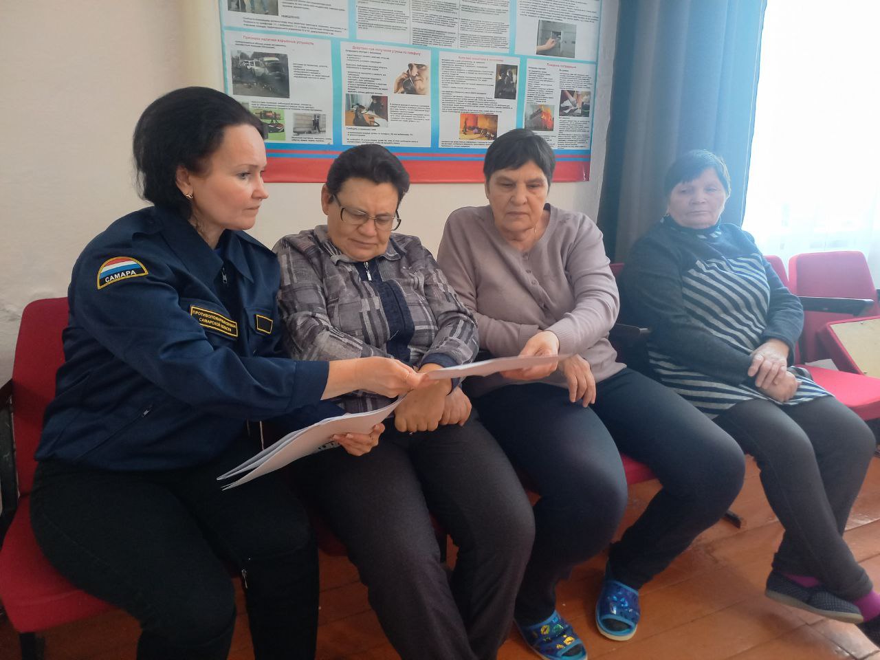 Пожарная профилактика среди населения Нефтегорского района