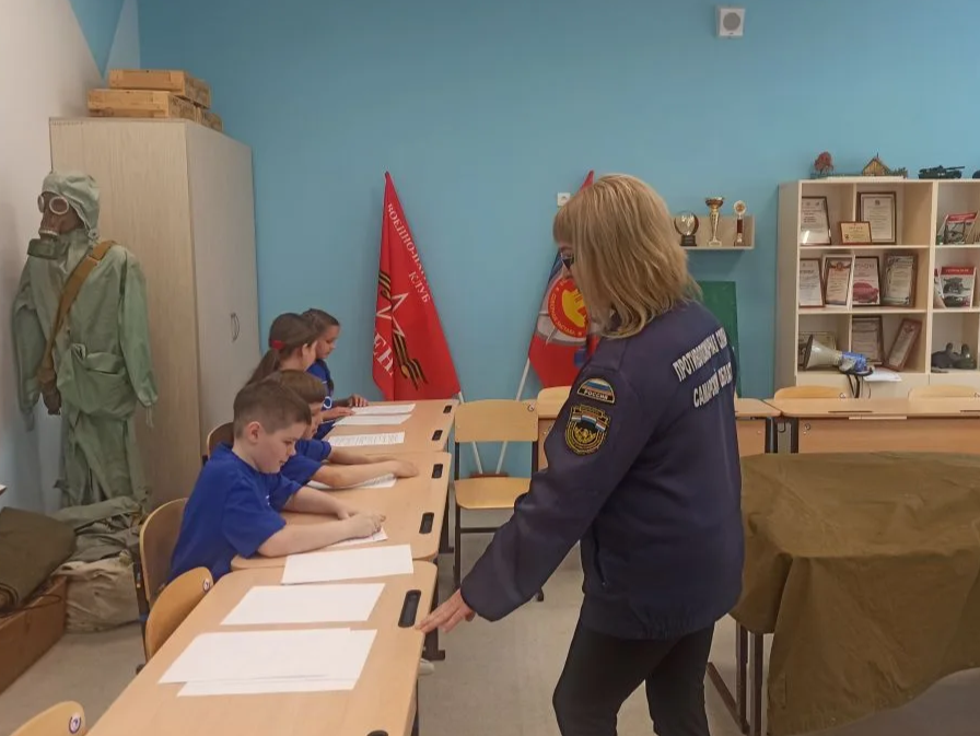 В селе Кошки прошел районный конкурс юных инспекторов движения «Безопасное колесо 2026»