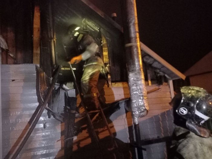 Сегодня в Сергиевском районе произошел пожар. Горели дома