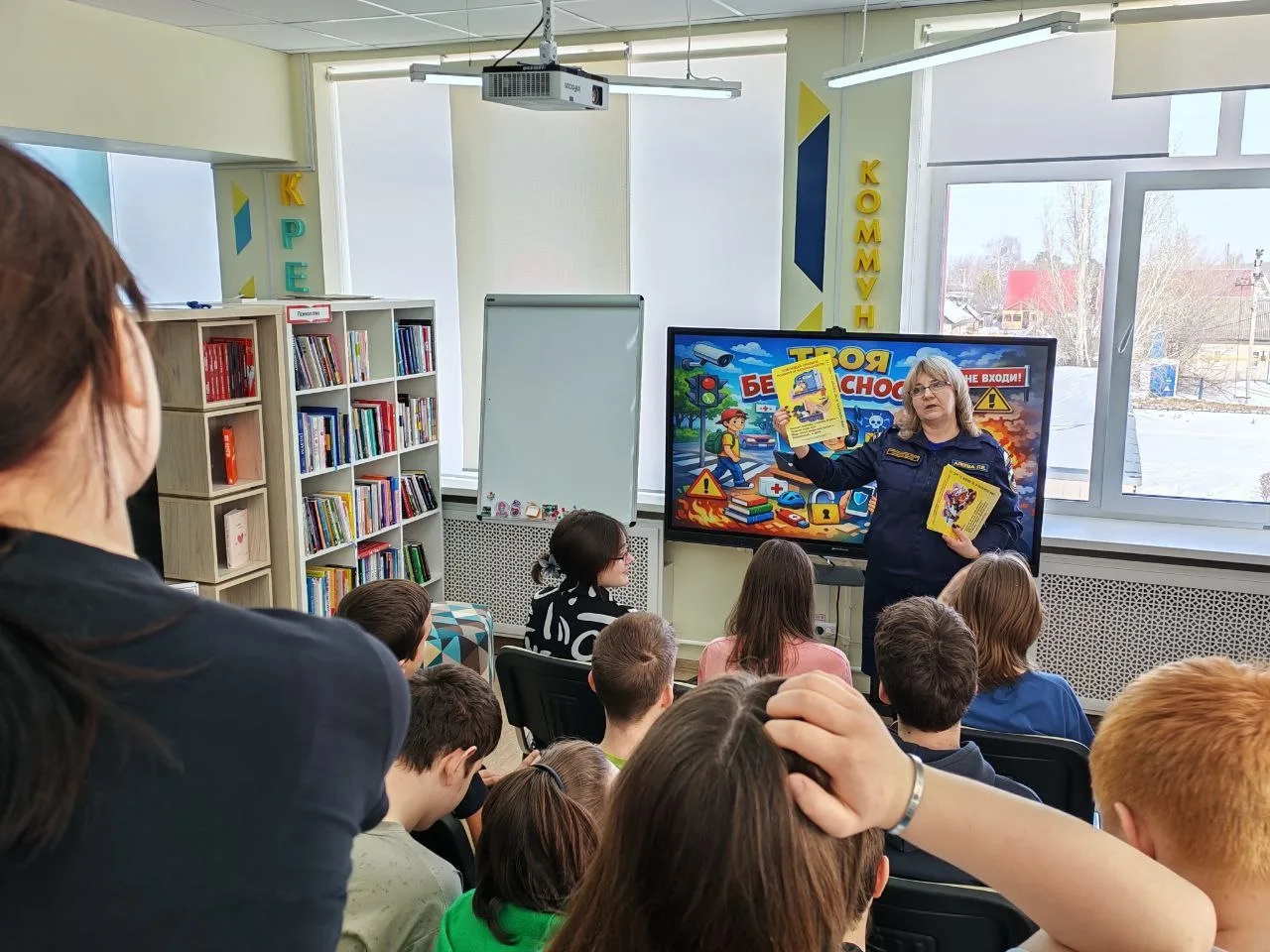 В Елховском районе наш специалист провела очередное занятие с детьми по пожарной безопасности 