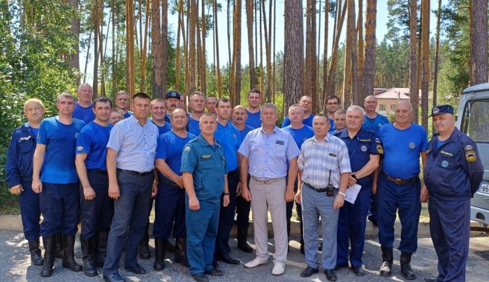 В Сызранском районе контрольная проверка деятельности пожарно-спасательного подразделения № 47 завершилась пожарно-тактическим учением