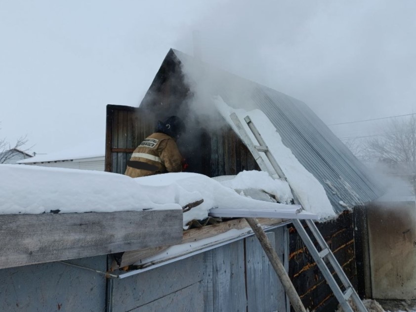 Воскресным днем в селе Большая Черниговка произошел пожар