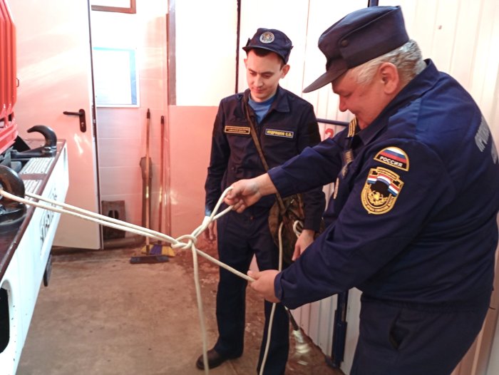 Профессиональная подготовка молодых огнеборцев