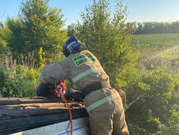 Сегодня рано утром в Борском районе произошло ДТП