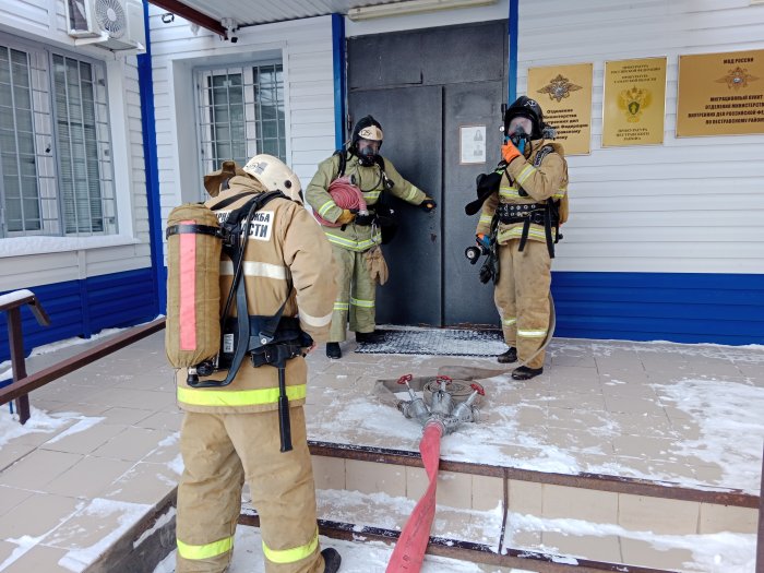 В Пестравском районе прошло пожарно-тактическое учение с участием сотрудников полиции