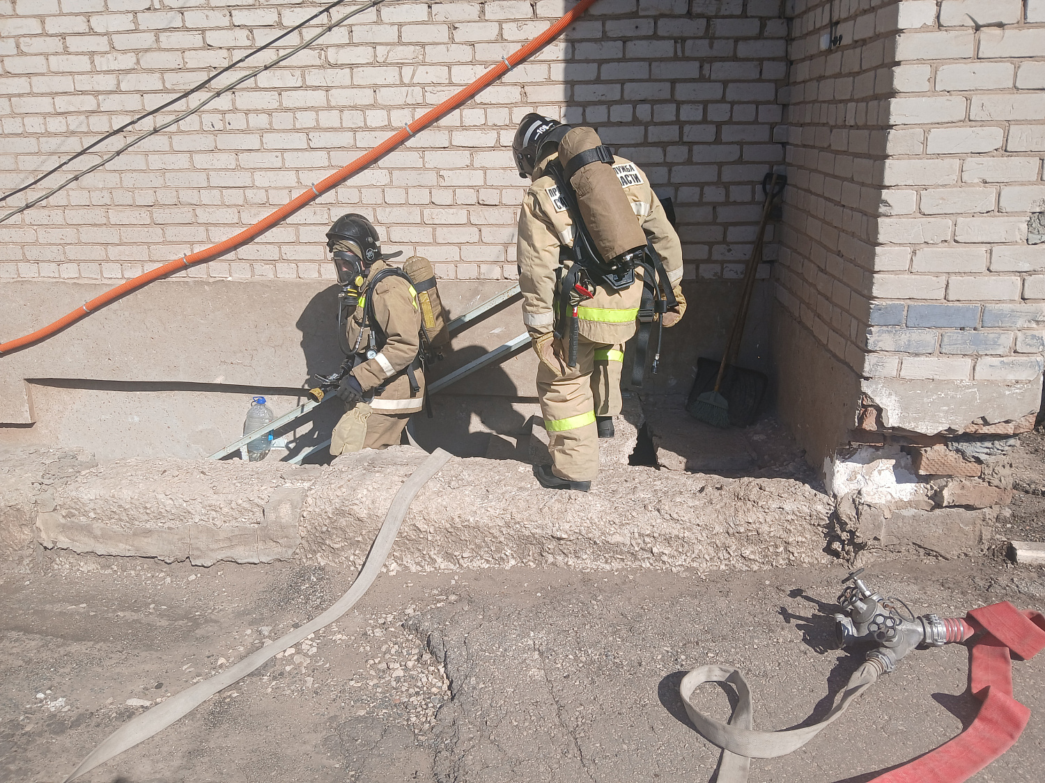 Пожарно-тактическое занятие прошло в Сергиевском районе