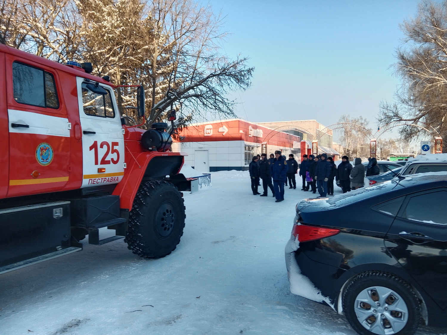 В Пестравском районе прошло пожарно-тактическое учение с участием сотрудников полиции