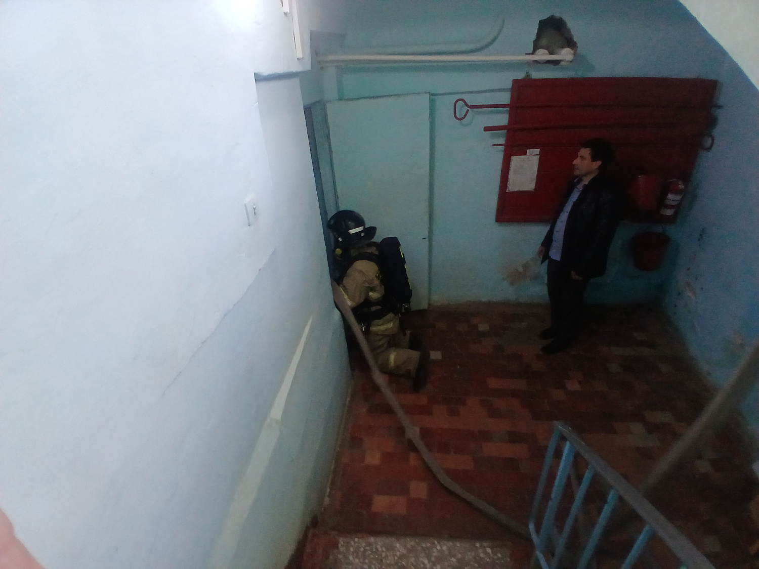 Пожарно-тактическое занятие прошло в Сергиевском районе