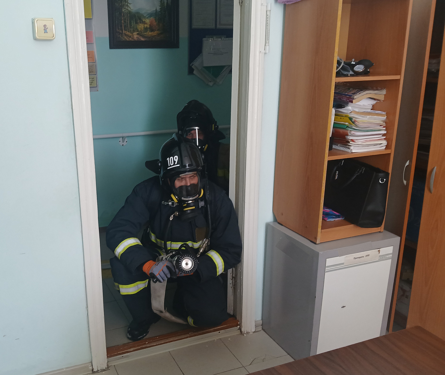 В Сергиевском районе прошли пожарно-тактические учения 