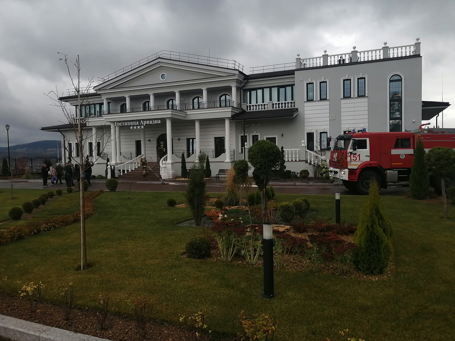 Пожарно-тактические занятия в Красноярском районе