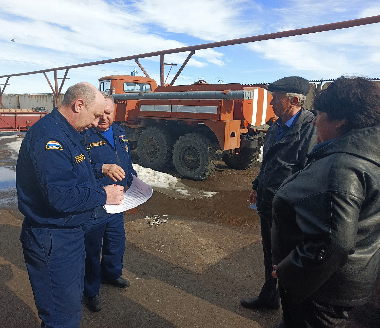 Подготовка к пожароопасному периоду проходит в Богатовском районе