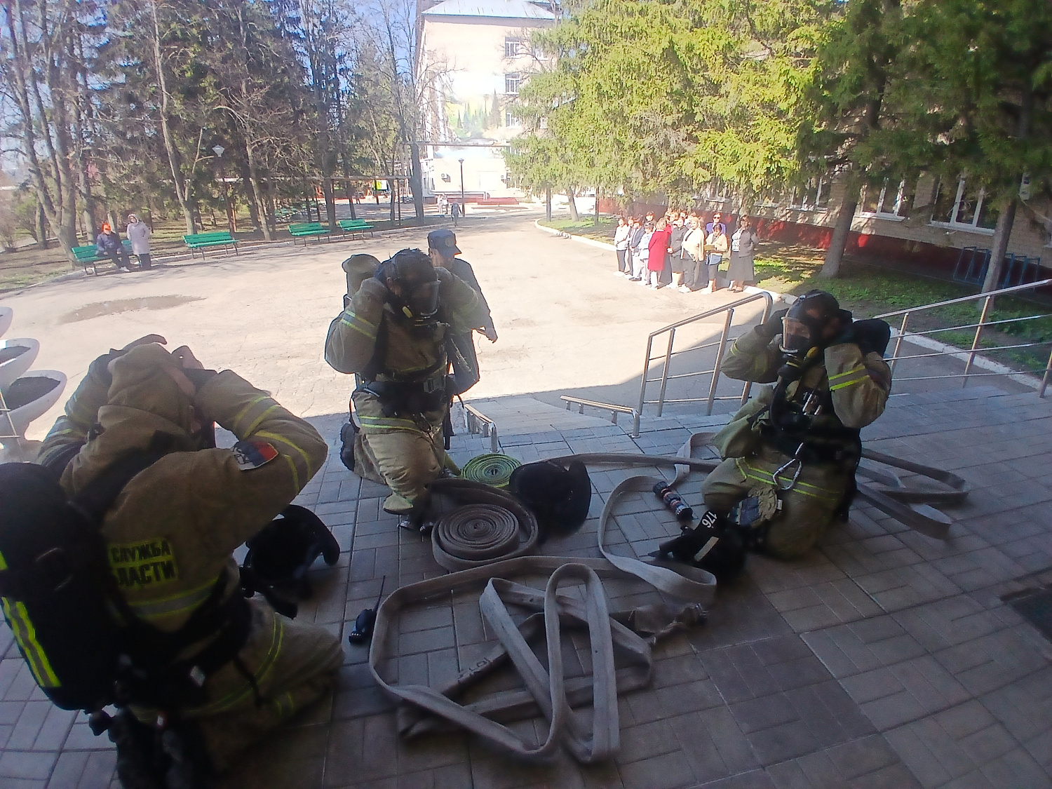 Пожарно-тактическое занятие прошло в Сергиевском районе