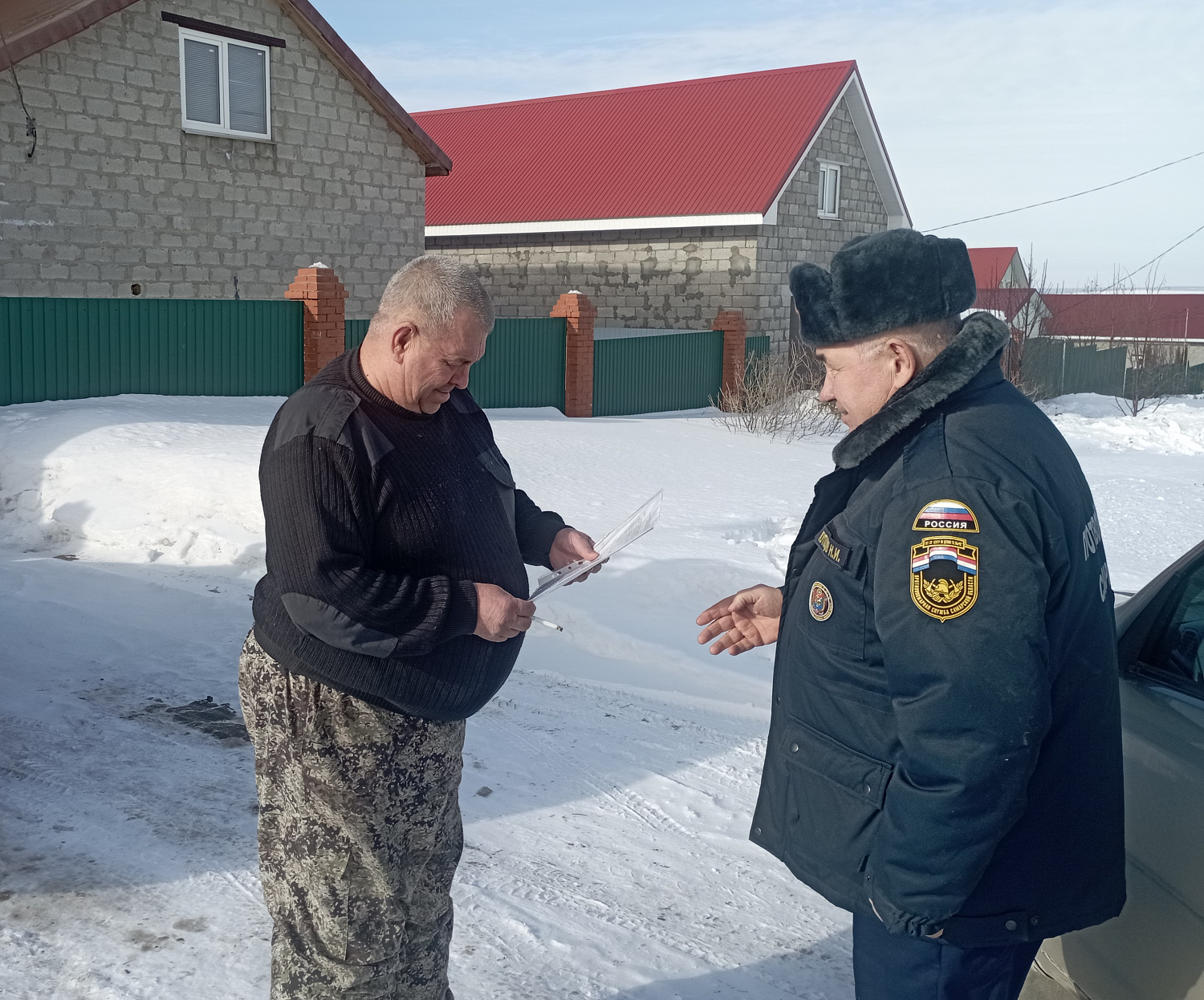 В Красноярском районе активно проводятся противопожарные инструктажи 
