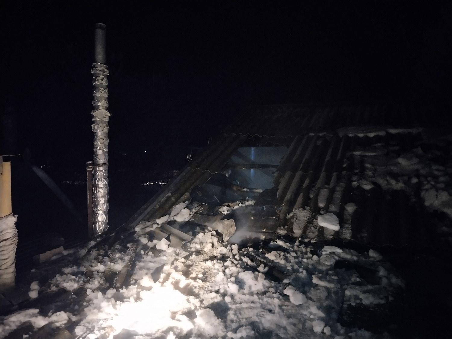 Сегодня ночью в Алексеевском районе произошел пожар