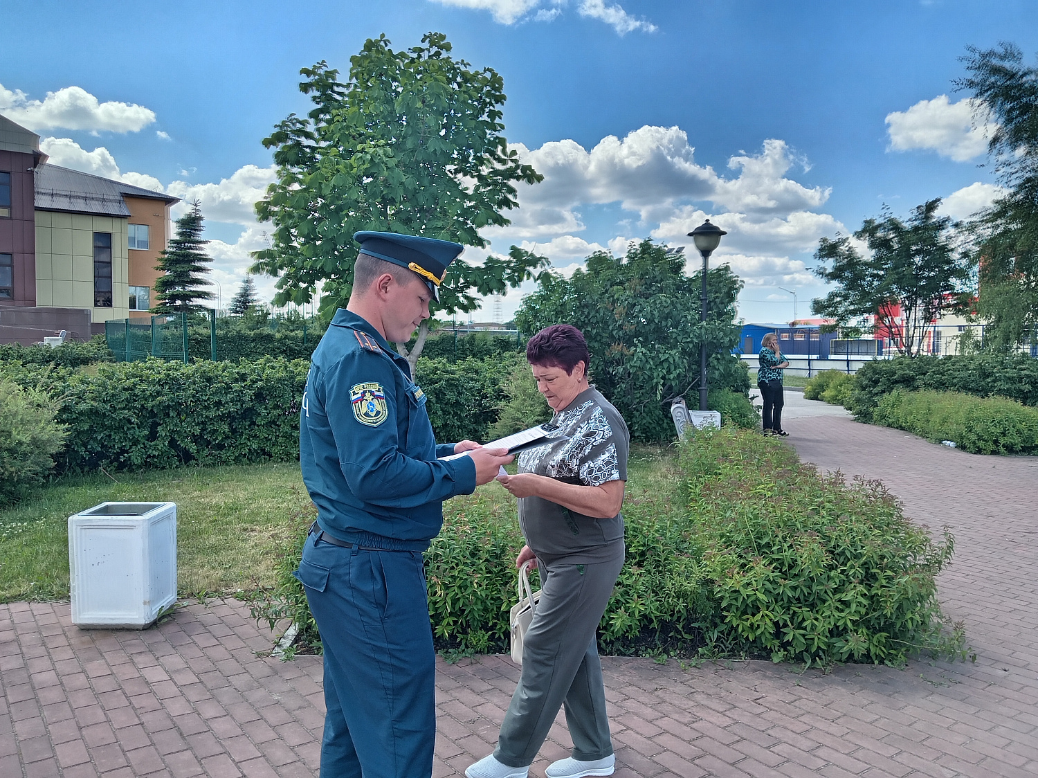 В Большеглушицком районе активно ведётся работа с населением по профилактике пожаров 
