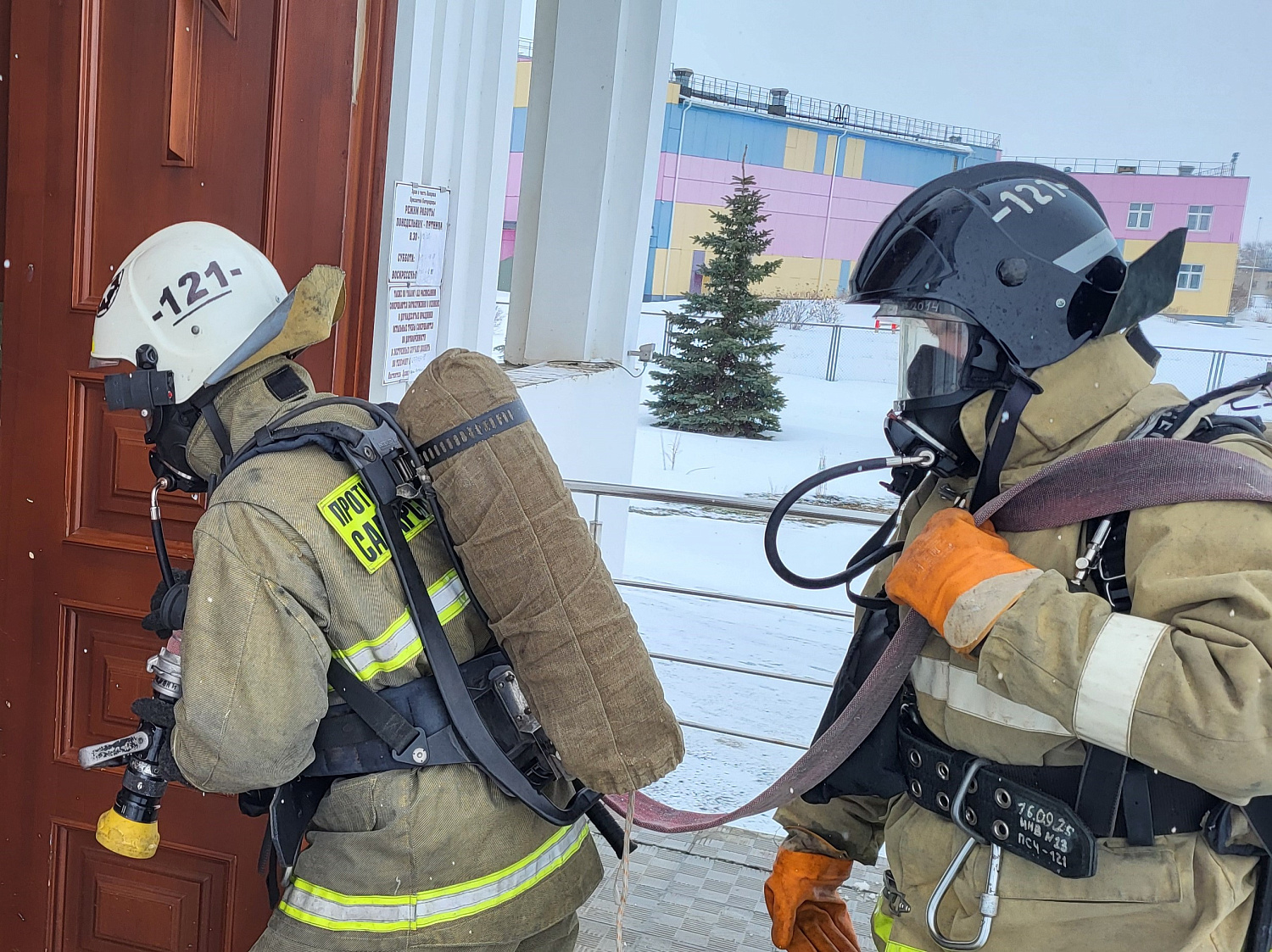 Пожарно-тактические учения прошли в Хворостянском районе