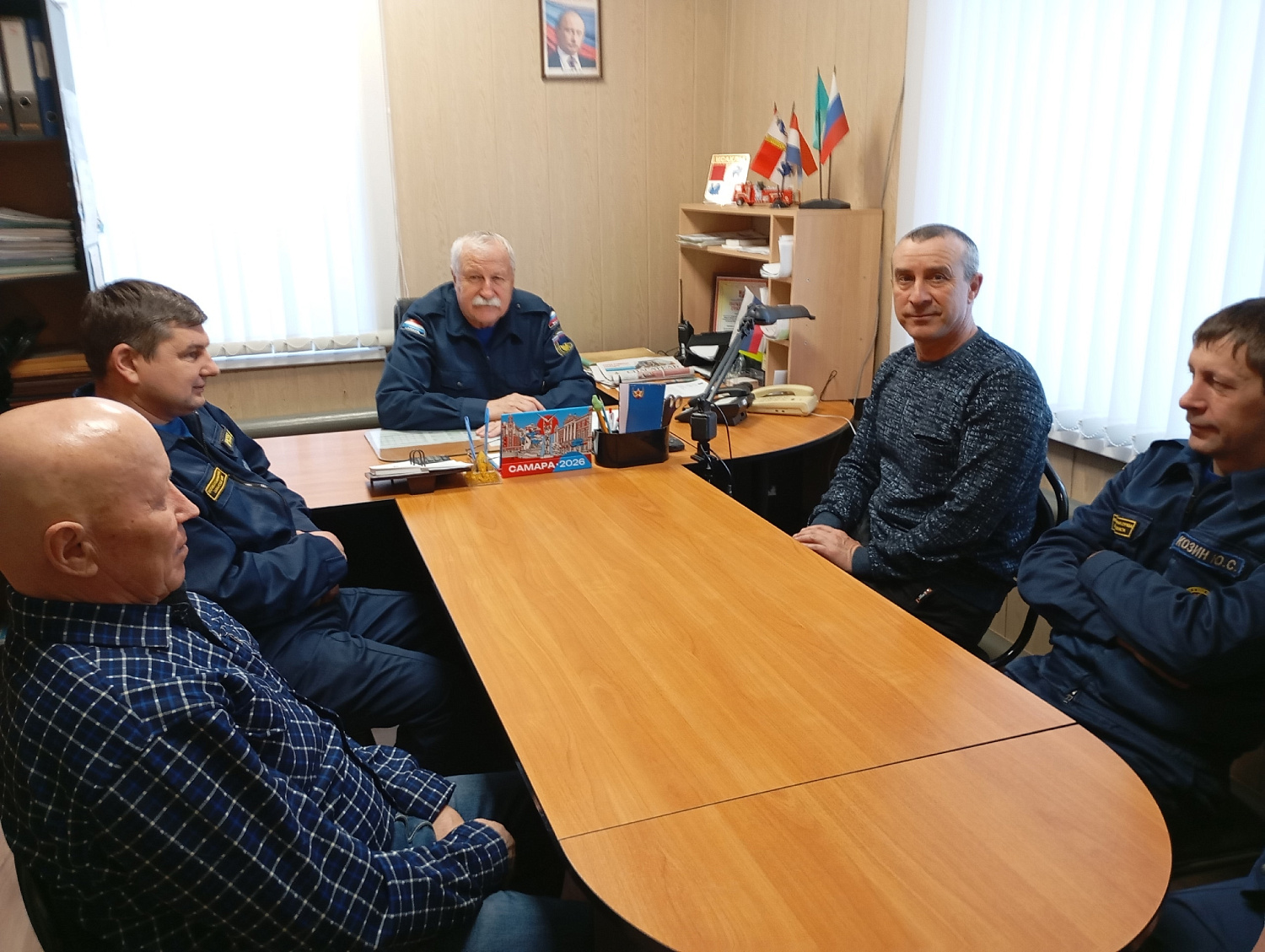 Заседание Совета ветеранов прошло в пожарно-спасательной части № 118