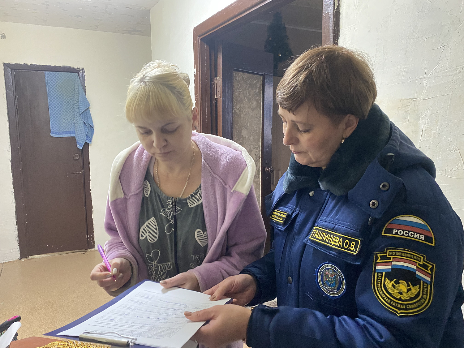 Зима требует бдительности: в Шигонском районе прошли профилактические инструктажи по пожарной безопасности в частном секторе