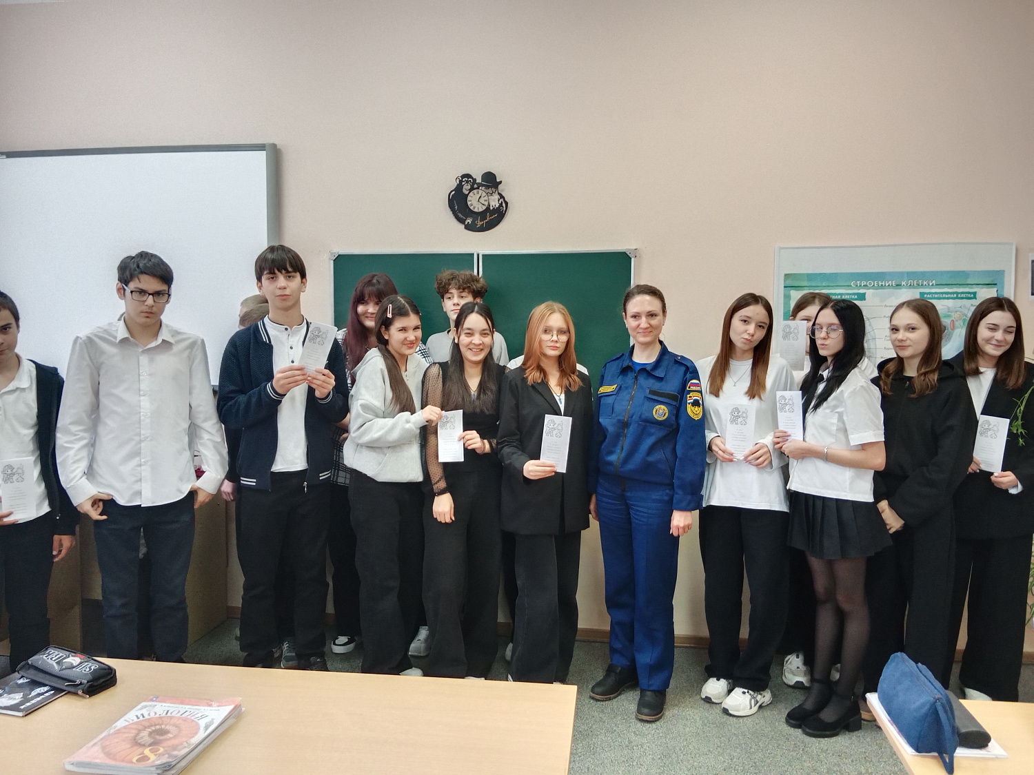 Школьникам - о важности соблюдения мер пожарной безопасности 