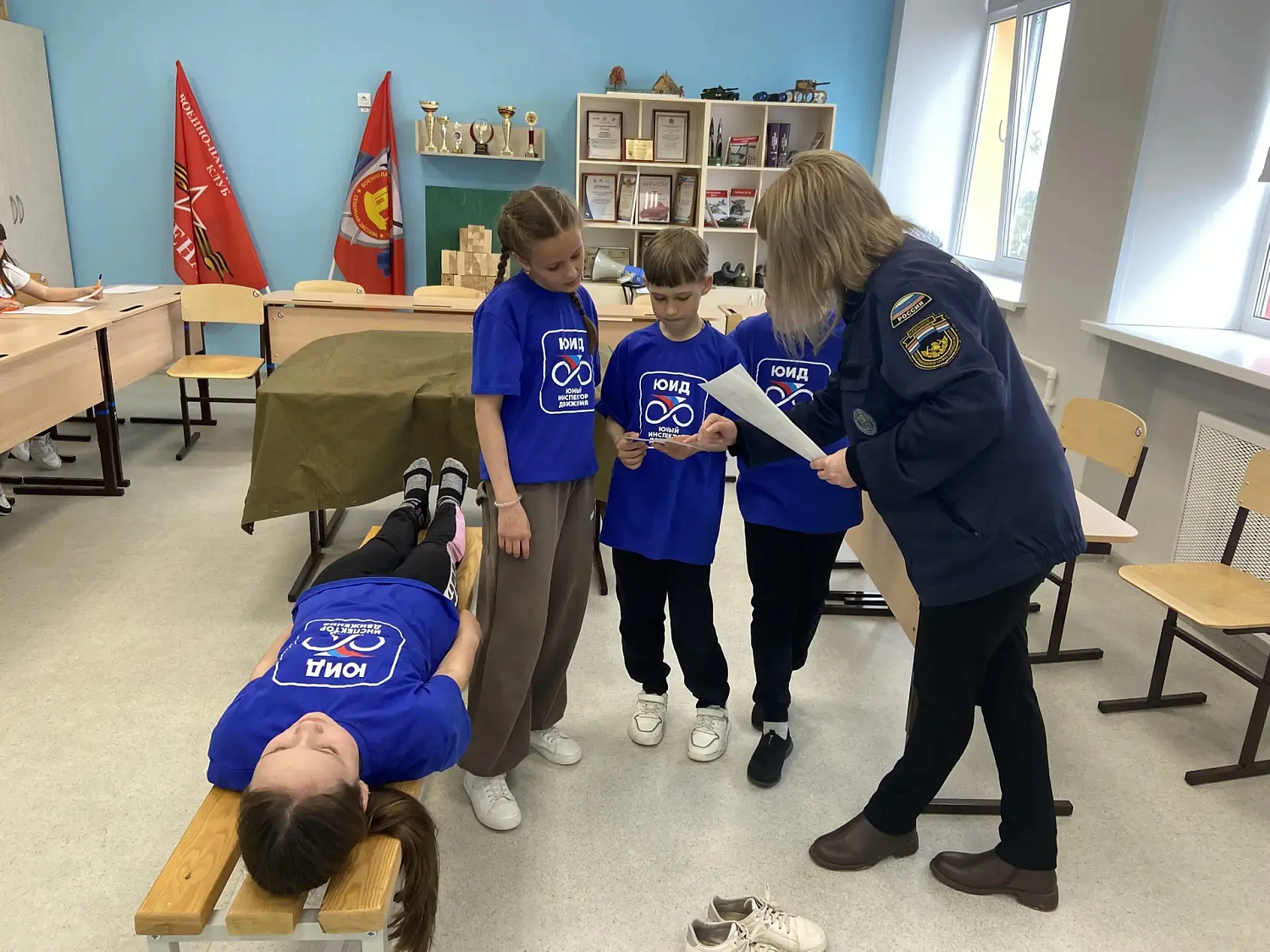 В селе Кошки прошел районный конкурс юных инспекторов движения «Безопасное колесо 2026»