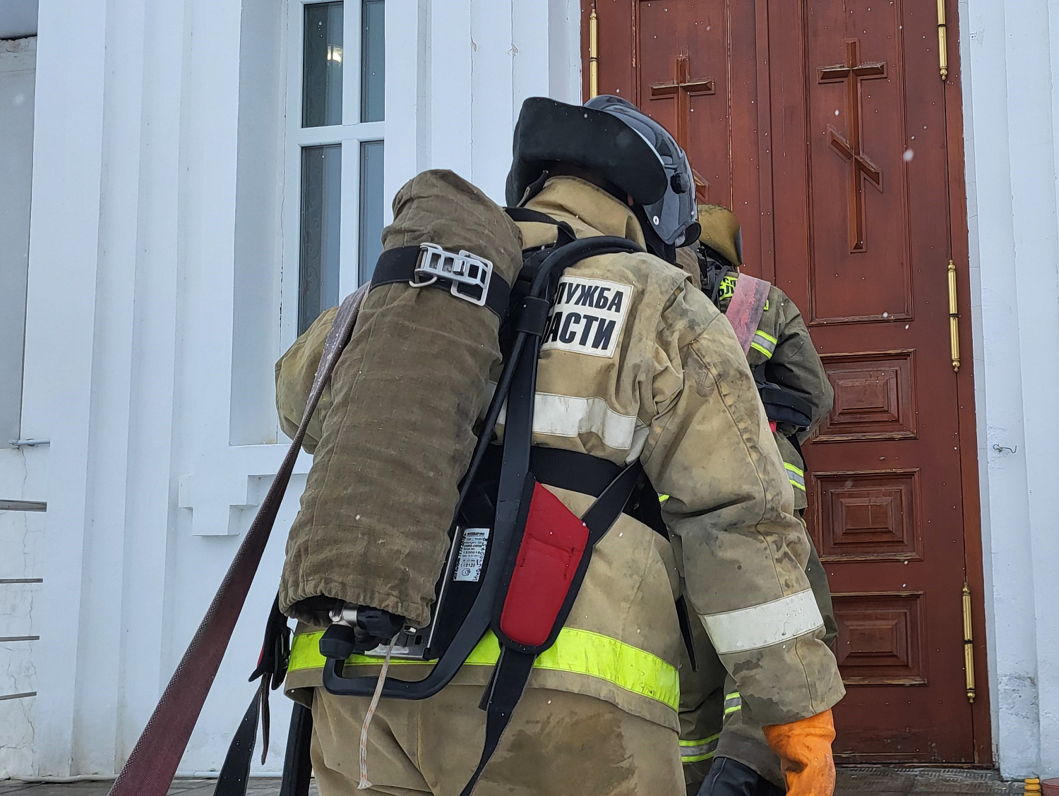 Пожарно-тактические учения прошли в Хворостянском районе