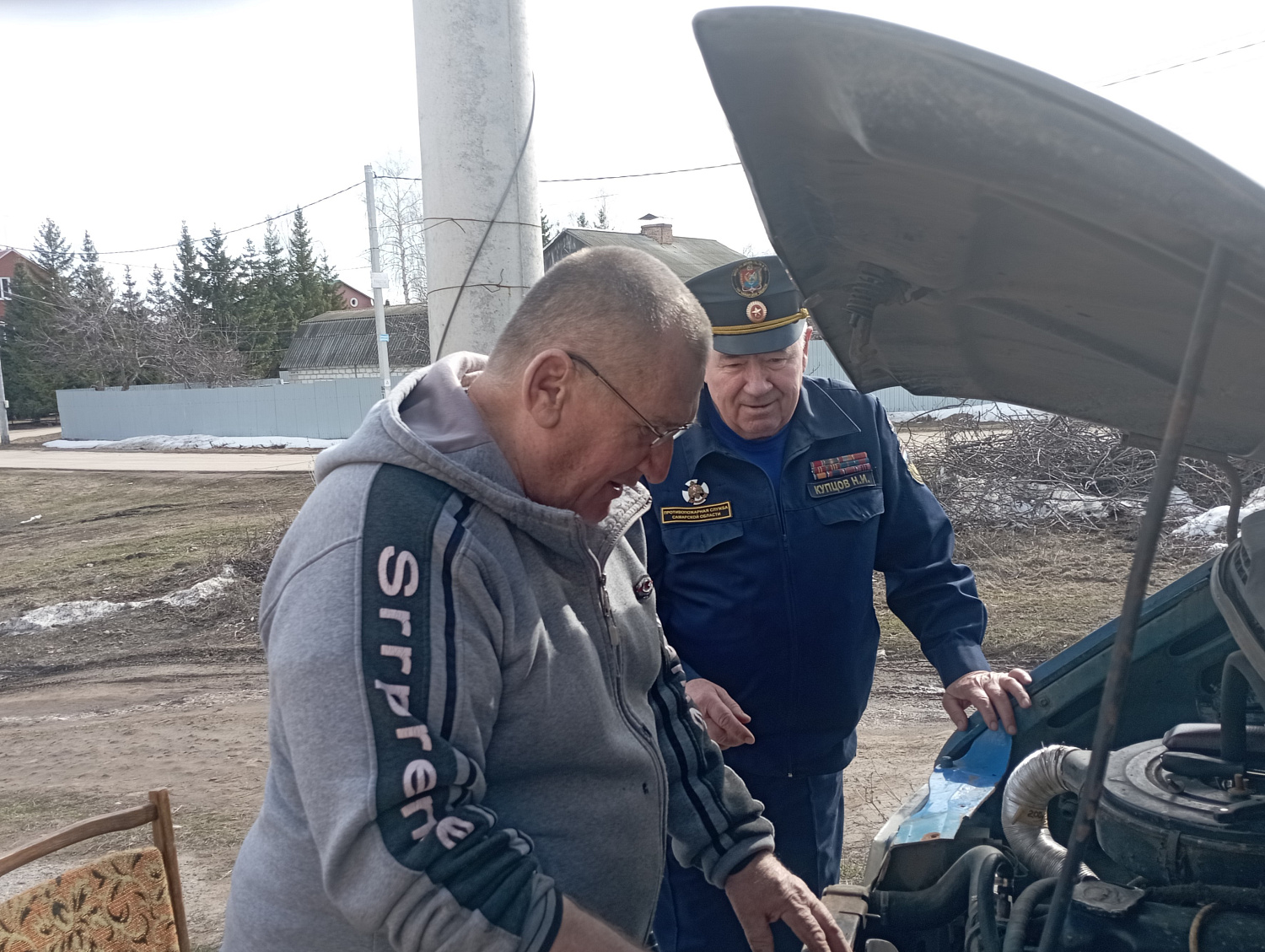 В Красноярском районе продолжаются беседы с жителями о пожарной безопасности