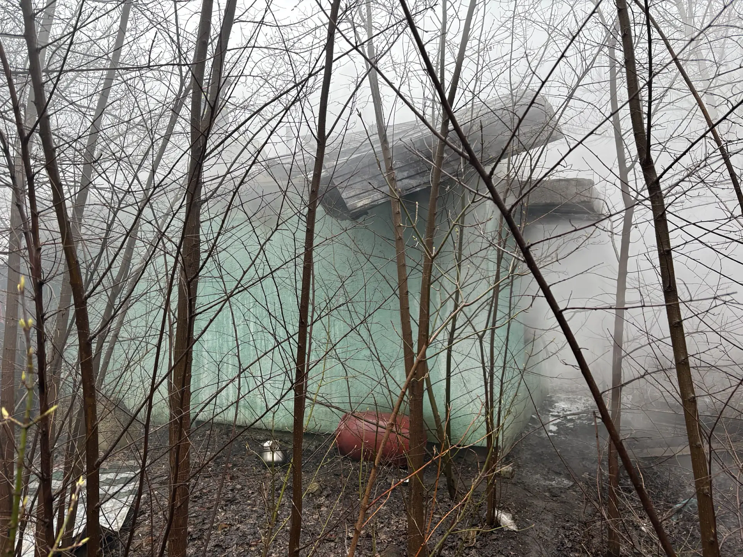 Сегодня на территории Волжского района произошел пожар