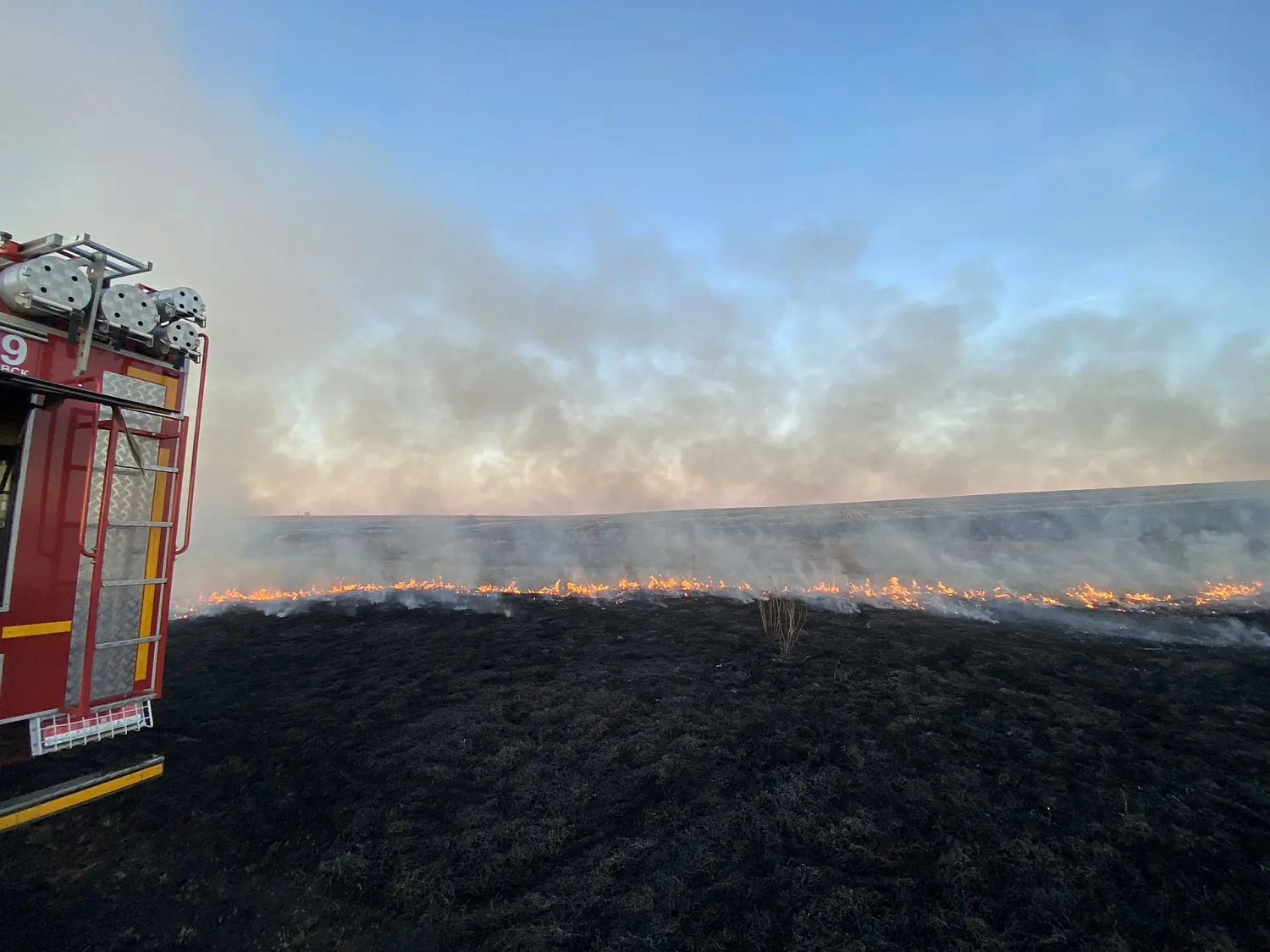 В Сергиевском и Хворостянском районах горели мусор и трава
