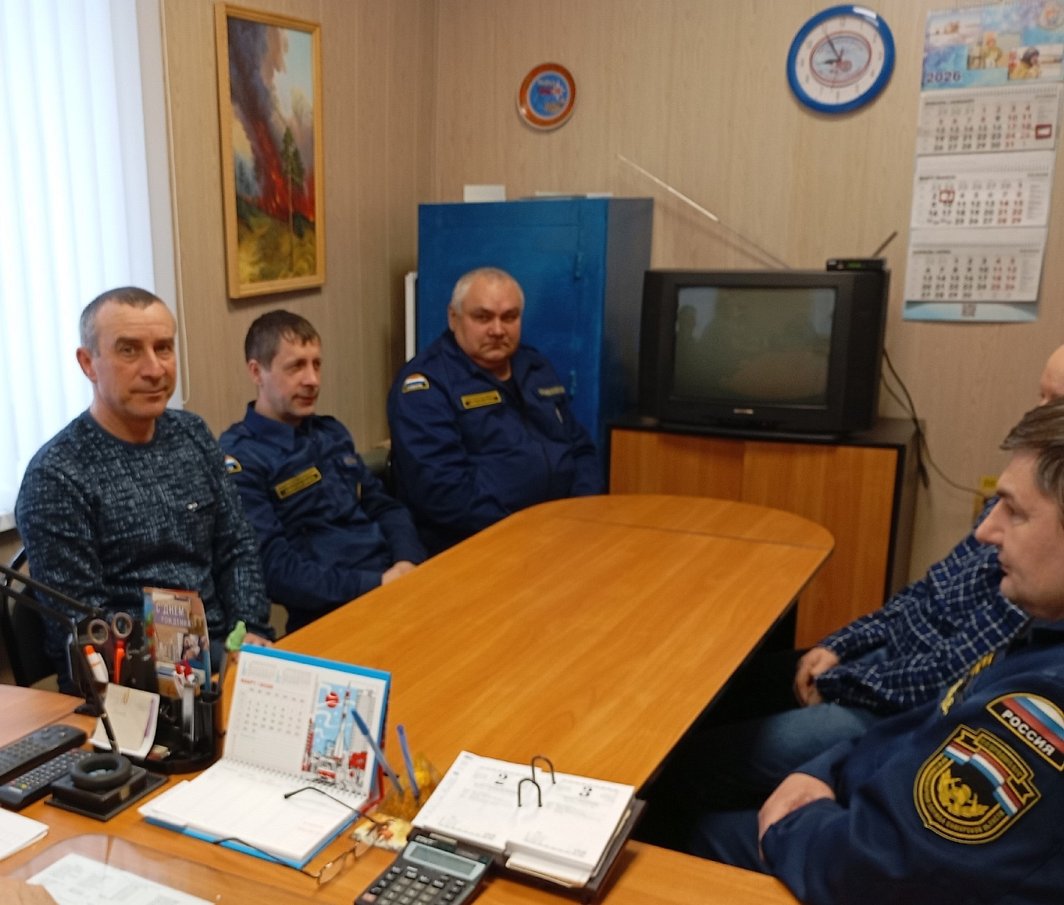 Заседание Совета ветеранов прошло в пожарно-спасательной части № 118