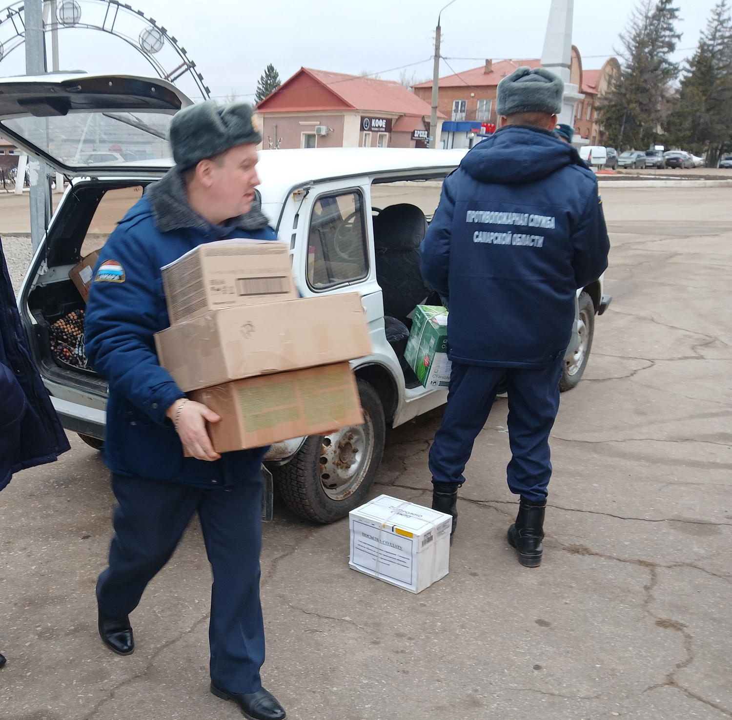 Посылка нашим защитникам на Новый год  