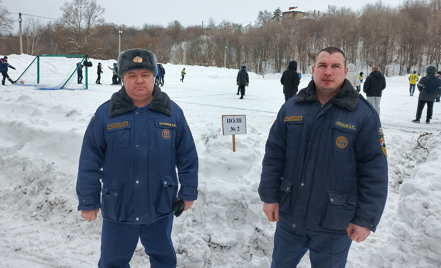 Ветераны противопожарной службы несли дежурство на областном спортивном мероприятии